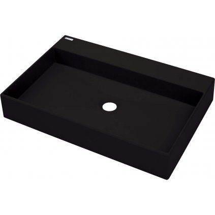 Deskové umyvadlo Correo 60 cm granit - CQR NU6S, černé