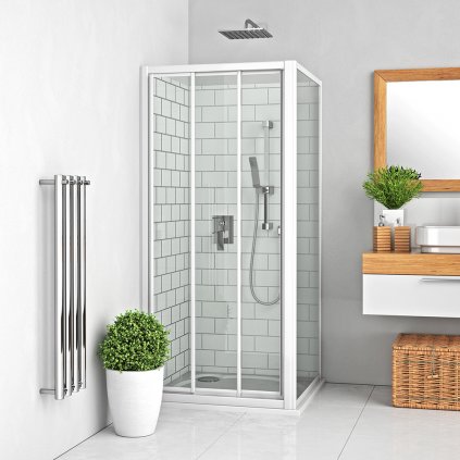 Čtvercový nebo obdélníkový sprchový kout PD3N+LLBD - bez vaničky