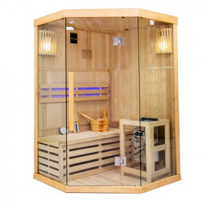 Finská sauna Relax HYD-3135 120x120, 1-2 osoby
