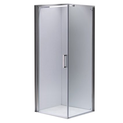 Čtvercový sprchový kout HYD-SK1190A 80x80 chrom/transparent - bez vaničky