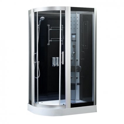 Hydromasážní box HYD-Michele 120 SA L, 120x85 levý se saunou