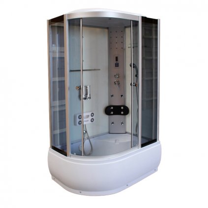 Hydromasážní box HYD-A04 120 SA P, 120x80 pravý se saunou
