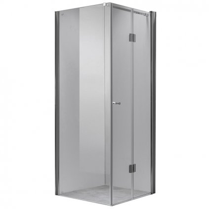 Čtvercový sprchový kout HYD-SK1180A 80x80 chrom/transparent - bez vaničky