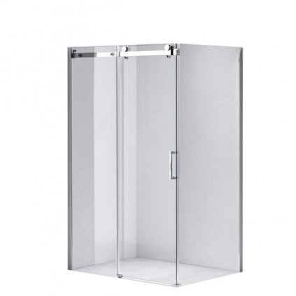 Obdélníkový sprchový kout HYD-OK203B 110x80 chrom/transparent - bez vaničky