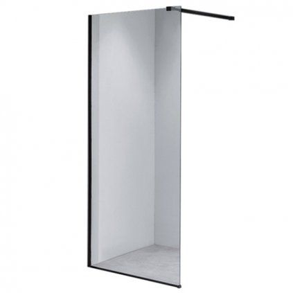 Sprchová zástěna Walk-in SH07D BL 100 černá - bez vaničky