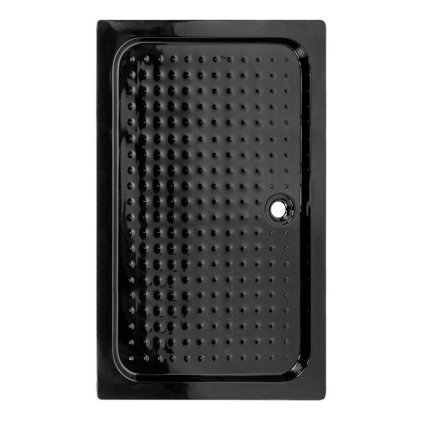 Obdélníková akrylátová sprchová vanička HYD-OSV-SXL03D 110x80 černá