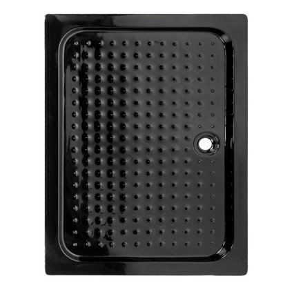 Obdélníková akrylátová sprchová vanička HYD-OSV-SXL04B 110x90 černá