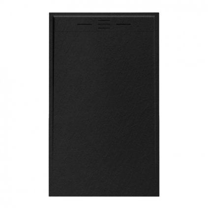 Obdélníková akrylátová sprchová vanička HYD-OSV-DEKO 100x80 černá