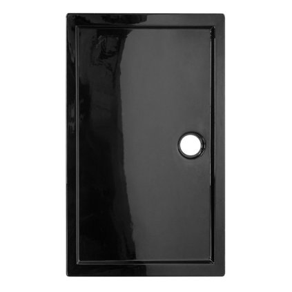 Obdélníková akrylátová sprchová vanička HYD-OSV-ST06C 120x100 černá