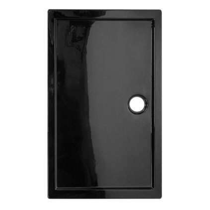 Obdélníková akrylátová sprchová vanička HYD-OSV-ST04C 120x90 černá