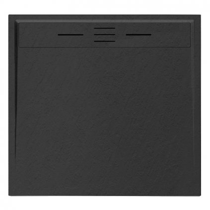 Čtvercová akrylátová sprchová vanička HYD-SSV-DEKO 80x80 černá