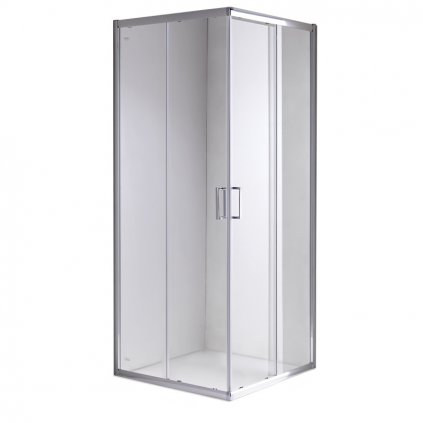 Čtvercový sprchový kout HYD-SK93A 80x80 chrom/transparent - bez vaničky