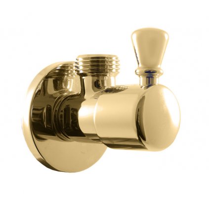 Rohový ventil s keramickým vrškem - zlato RV0112Z