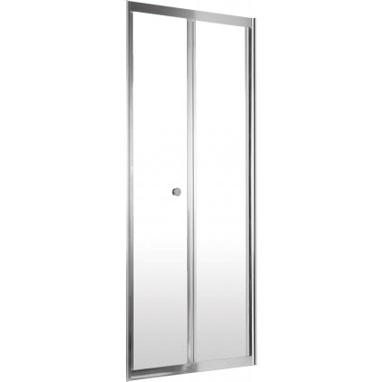 Zalamovací sprchové dveře Jasmin Plus do niky 90 cm - KTJ 021D chrom
