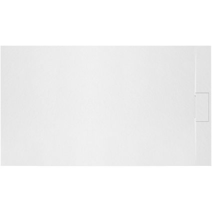 Obdélníková sprchová vanička z SMC kompozitu REA BAZALT 80x120 cm, bílá