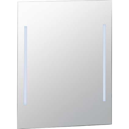 Zrcadlo s LED bočním osvětlením, 800 x 600 mm - 127201659