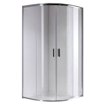 Čtvrtkruhový sprchový kout HYD-RK94D 70x70 chrom/transparent - bez vaničky