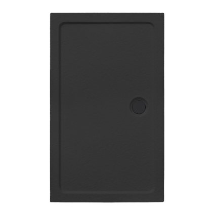 Obdélníková akrylátová sprchová vanička HYD-OSV-SILK 110x80 černá