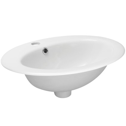 Zápustné keramické umyvadlo NV-KR-132 bílé