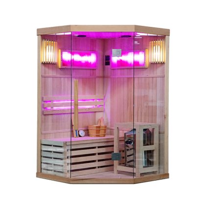 Finská sauna Relax HYD-3939 120x120, 1-2 osoby