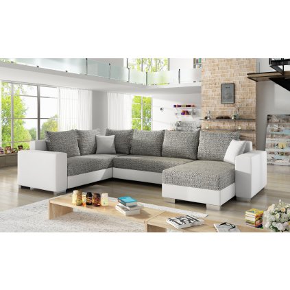 Sedací souprava Marco (Materiál potahu Berlin 01, Soft 17 - šedá, Orientace pravá)