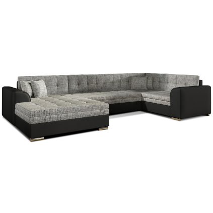 Sedací souprava Damario (Materiál potahu Berlin 01, Soft 11 - šedá, Orientace levá)