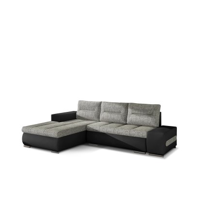 Rohová sedací souprava Ottavio (Materiál potahu Berlin 01, Soft 11 - šedá, Orientace levá)