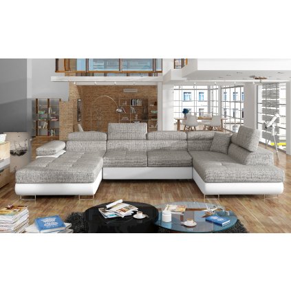 Sedací souprava Rodrigo (Materiál potahu Berlin 01, Soft 17 - šedá, Orientace pravá)