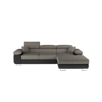 Rohová sedací souprava Armando (Materiál potahu Berlin 01, Soft 11 - šedá, Orientace pravá)