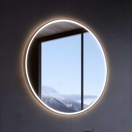 cerne kulate led zrcadlo pr 600 s dotykovym senzorem nahled