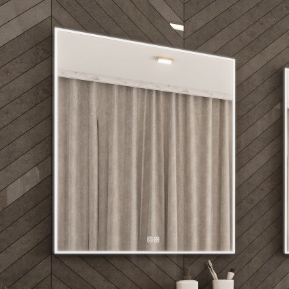cerne led zrcadlo 600x800 s dotykovym senzorem nahled