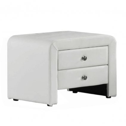 nocny stolik wilson biely bez dekoracie