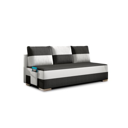 Rozkládací pohovka Atila (Materiál potahu Alova 04, Alova 46 - černá)