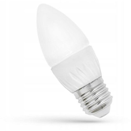 LED žárovka Teplá E-27 230V 6W Svíčka 13061