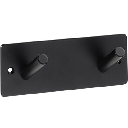 EASY01: Věšák, se 2 háčky, černá - 164106270