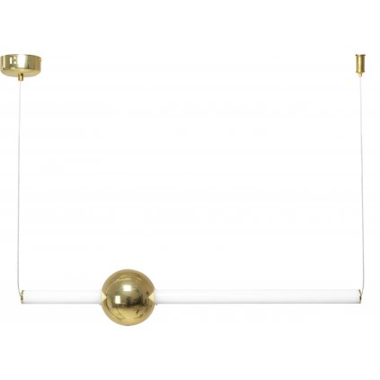 Závěsná stropní lampa LED bílo-zlatá APP478-CP