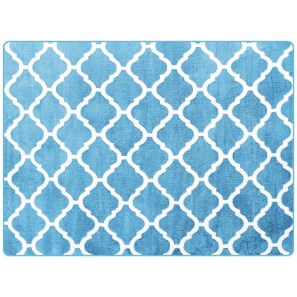 Plyšový koberec Clover Blue (Rozměr (cm) 140 x 200)