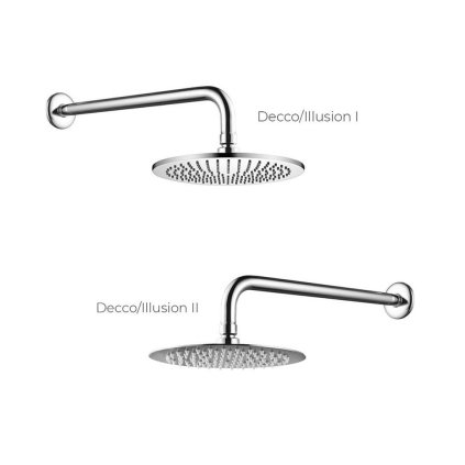 Podomítkový sprchový komplet Decco I / Illusion I PSK G Zlatá - Besco BP-DII-ZL