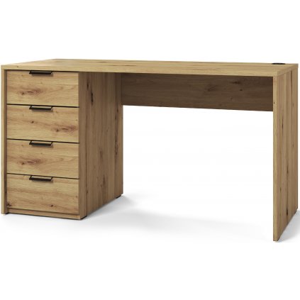 Pracovní stůl Barold dub artisan (Šířka 120 cm)