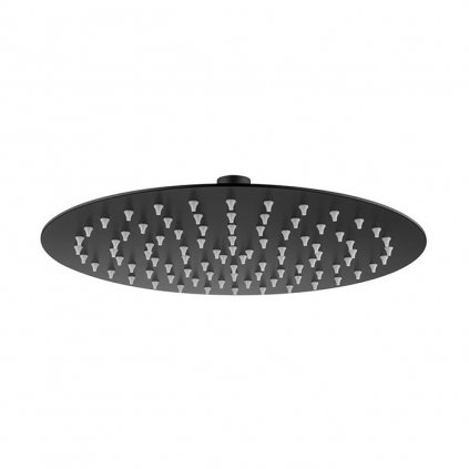 Sprchová hlavice - kruh Uni R B Černá mat, ø 30 cm