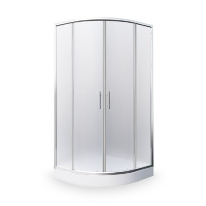 Čtvrtkruhový sprchový kout TEXAS + vanička