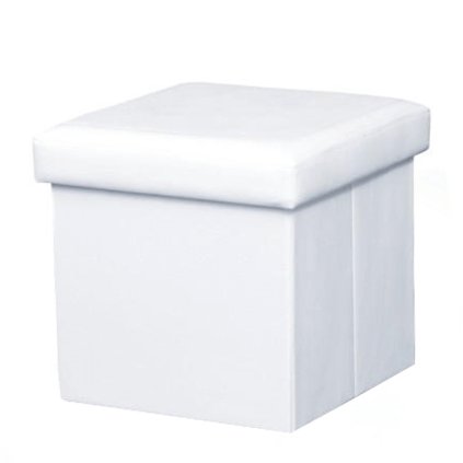 skladaci taburet ekokoza biela tela new