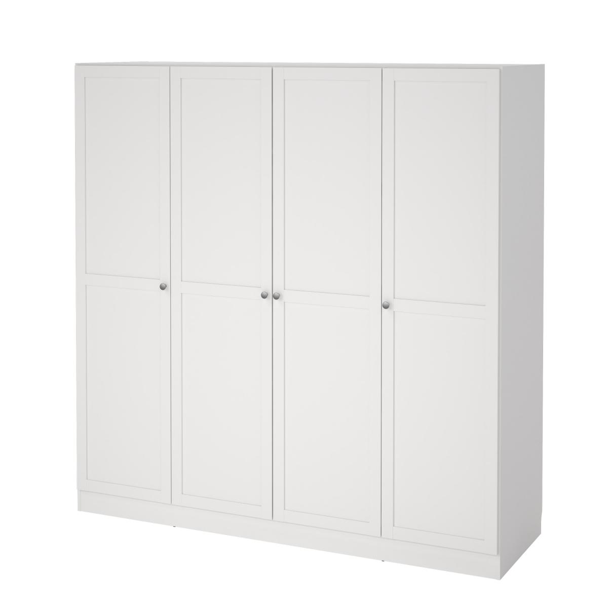 Levně Tvilum Šatní skříň Birger 053 bílá