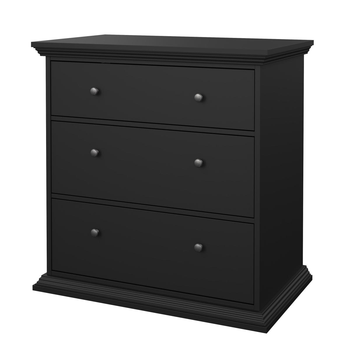 Levně Tvilum Komoda Norby 331 černý mat