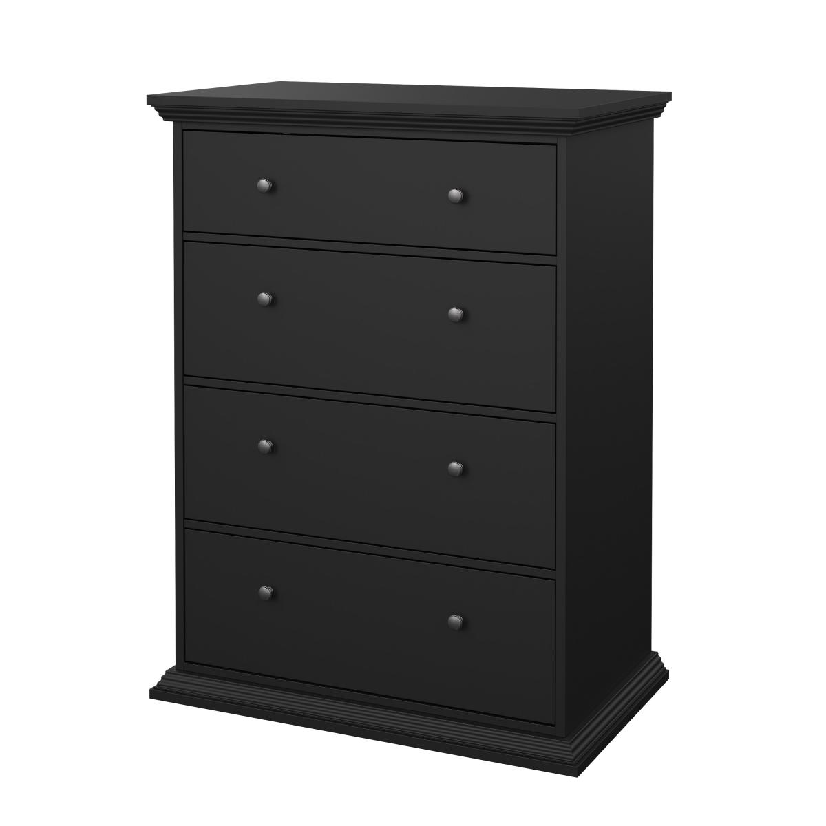Levně Tvilum Komoda Norby 332 černý mat