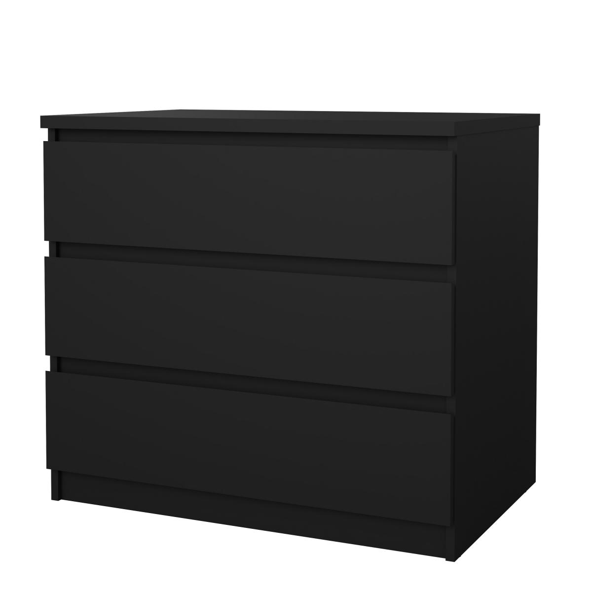 Levně Tvilum Komoda Simplicity 235 černý MAT
