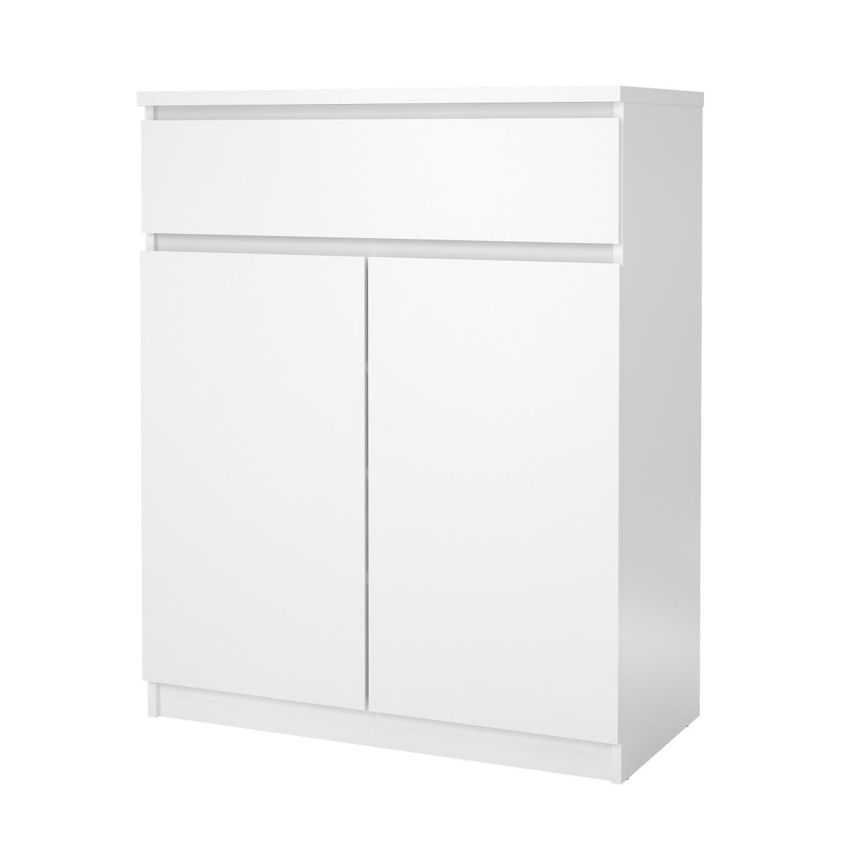 Levně Tvilum Komoda Simplicity 234 bílý lesk