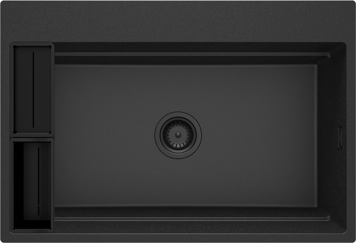 Levně Deante Dřez Magnetic granit - ZRM G10B, grafit metalic