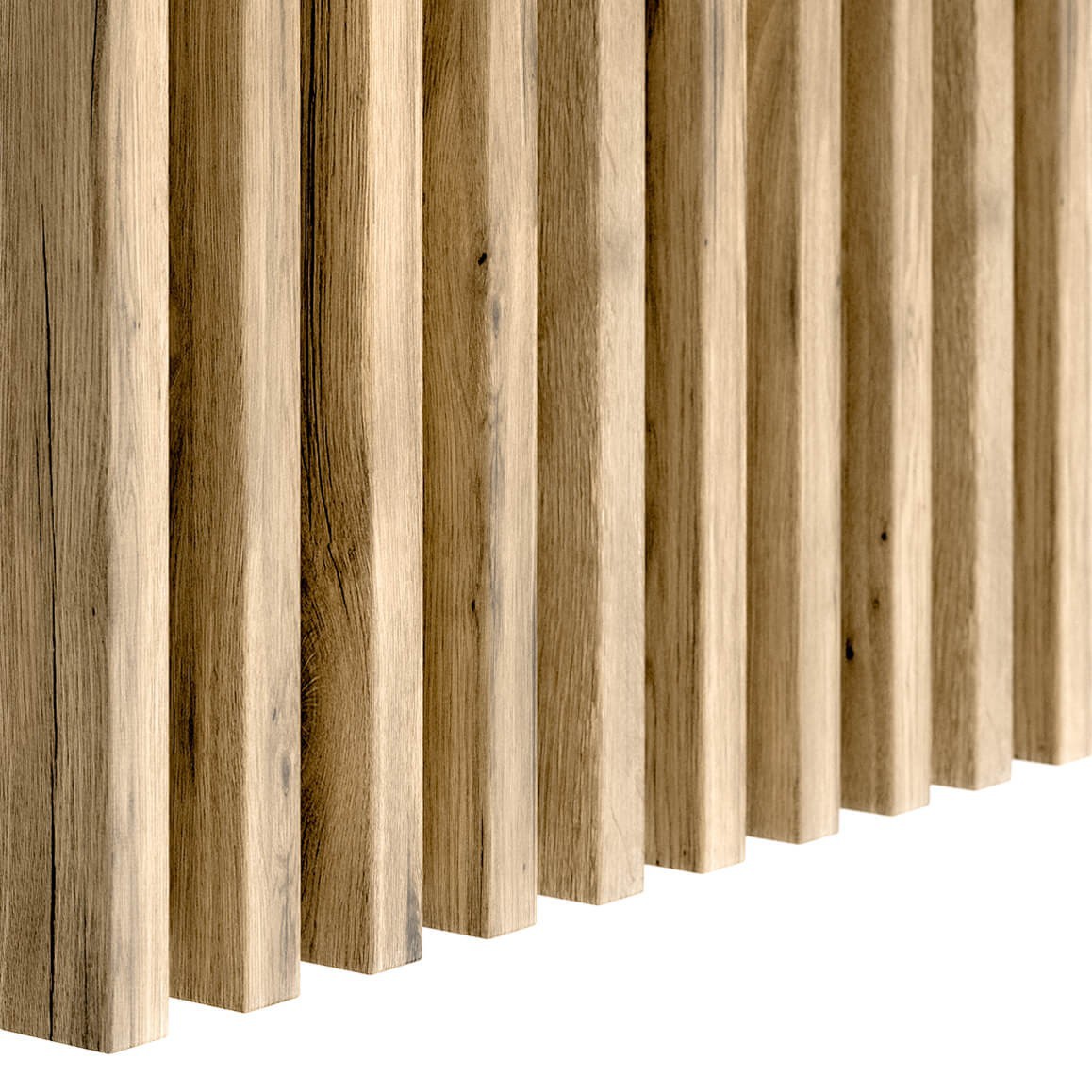 Levně Lameo Dekorativní stěnová lamela mini - dub wotan 16x30