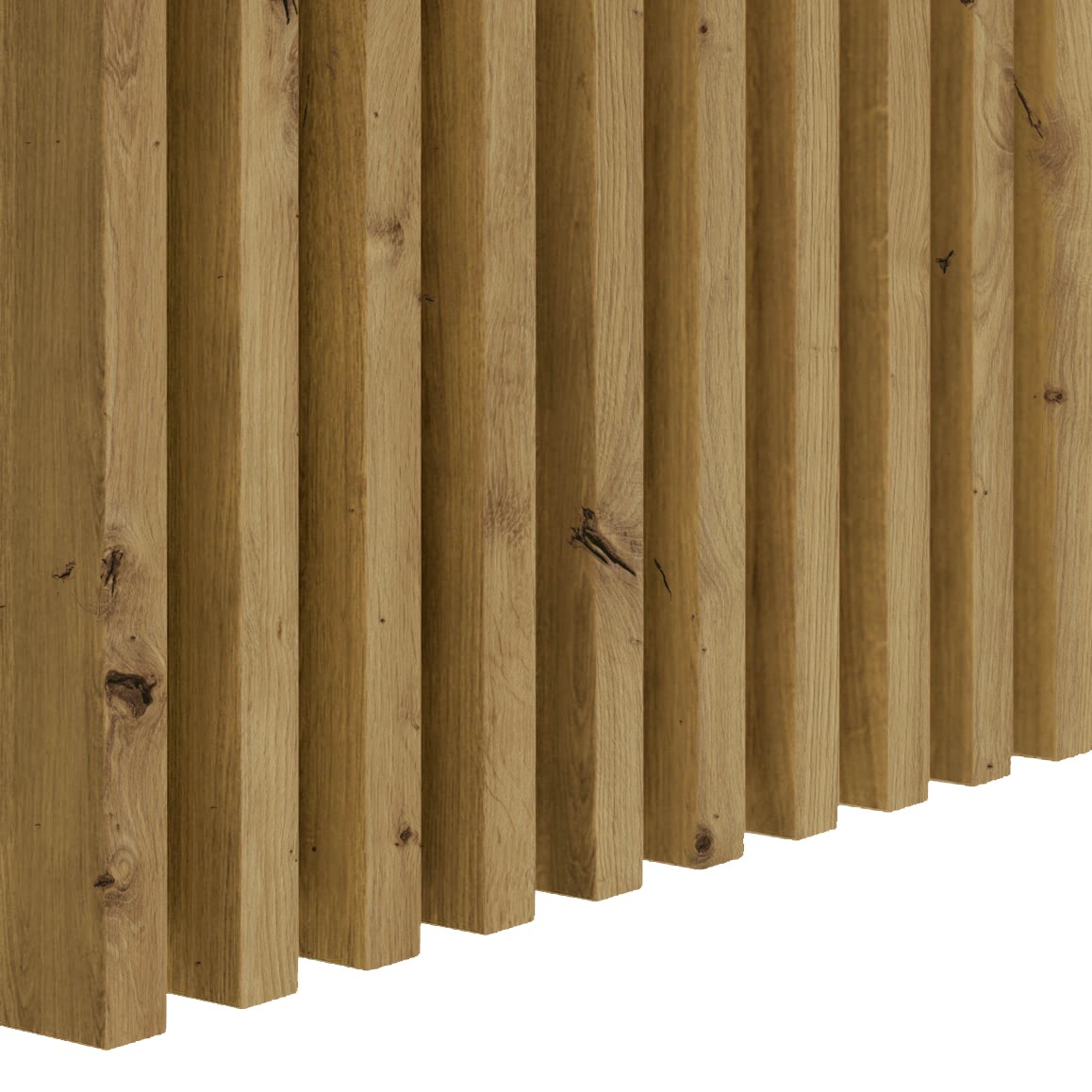 Levně Lameo Dekorativní stěnová lamela mini - dub artisan 16x30